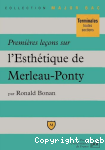 Premières leçons sur l'Esthétique de Merleau-Ponty vignette