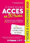 Concours ACCES en 50 fiches vignette